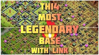 NEW TOWN HALL 14 Th14 Legend BASE With Link - 2023  Th14 Legend League Base With Link  coc