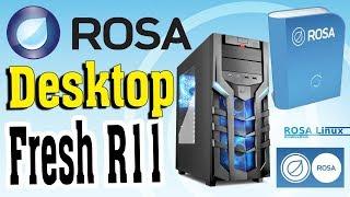 Установка ROSA Desktop Fresh R11 на современный компьютер