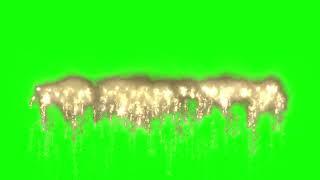 Gold Sparkle Fireworks 4k Green ScreenBlack ScreenBlue Screen+