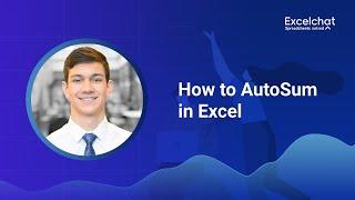 How to AutoSum in Excel
