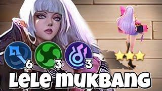 LELE MUKBANG SELENA STUN ELEMENTALIST AUTO KENYANG PAKCOY MAGIC CHESS MOBILE LEGENDS