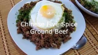 Delicious Chinese Five-Spice Ground Beef