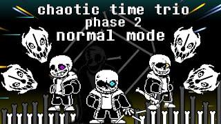 카오틱 타임 트리오 페이즈 2 노말모드  by Loris Chaotic time trio phase 2 normal mode  by Loris  언더테일 팬게임