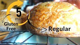 STOP Buying Bread. THIS 5 Minute EASY Bread Loaf lasts 10 Days  Regular and Gluten Free Recipe