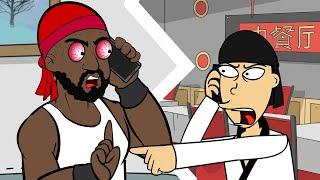 Asian Restaurant Delivery Rage Prank animated