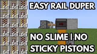 How to Make a Rail Duper in Minecraft 1.21 - Without Slime