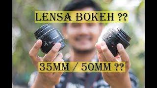 Lensa Bokeh Yongnuo 35mm atau 50mm Canon 1100D