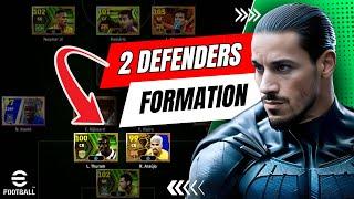 eFootball 2024 ONLY 2 Defenders Formation  Extreme Attack Experiment