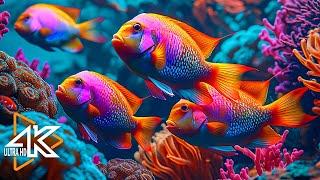 The Ocean 4K - Sea Animals for Relaxation Beautiful Coral Reef Fish in Aquarium 4K Video Ultra HD
