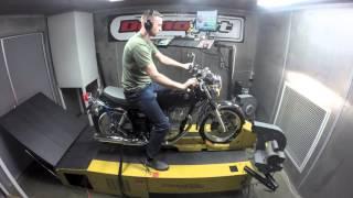 2016 Yamaha SR400 DYNO RUN VIDEO