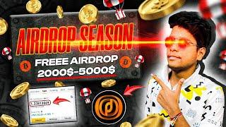  Earn Freee Gauranteed 5000$ From Airdrops  Biggest Crypto Airdrop of 2024  Best Airdrop 2024