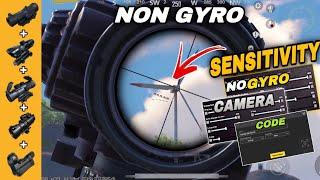 Non Gyro No Recoil sensitivity   Best NON GYRO SENSITIVITY SETTINGS BGMI  PUBG  copy & used 