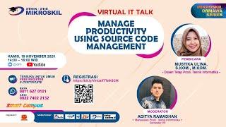 Virtual IT Talk  Manage Productivity Using Source Code Management