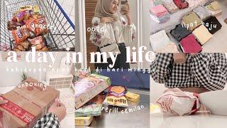 A day in my life belanja cemilan refill cemilan  kegiatan di hari minggu anak kost⋆˙⟡