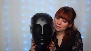 ASMR  - Super Crisp Whispers Neck Massage & Tapping - Binaural Head