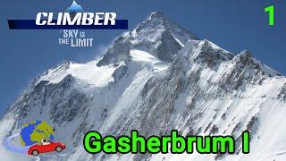 Climbing Gasherbrum I with Climber Sky is the Limit. Attempt 1