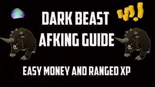 Runescape 3 - Dark beasts AFK guide for slayerranged experience moneymaking guide 2018