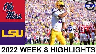 #7 Ole Miss vs LSU Highlights  College Football Week 8  2022 College Football Highlights