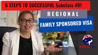 SUBCLASS 491 FAMILY SPONSORED SKILLED REGIONAL VISA