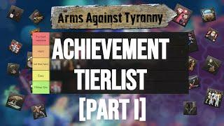 HOI4 Arms Against Tyranny Achievement Tierlist Part 1