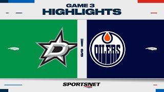NHL Game 3 Highlights  Stars vs. Oilers - May 27 2024