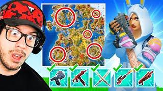Finding ALL *EXOTICS* in ONE GAME Forntite