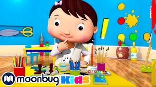 Painting And Drawing Song  LBB Songs  Learn with Little Baby Bum Nursery Rhymes - Moonbug Kids