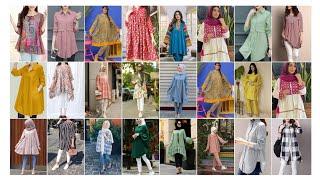 New Top Design 2024  Muslim Girls Outfits Ideas New trending stylish top design 2024