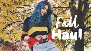 Try-on Fall Haul  comfy cute and quirky fall staples