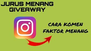 BEGINI CARA KOMENTAR GIVEAWAY DI INSTAGRAM