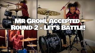 Dave Grohl VS Nandi Bushell EPIC Drum Battle - Dead End Friends - Them Crooked Vultures - Checkmate