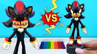 SHADOW SONIC and the Evil form Shadow.exe ► the hero of the game Sonic Boom  Sculpt figure