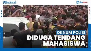 Viral Oknum Aparat Diduga Tendang Mahasiswa saat Demo Polisi Bukan Kekerasan tapi Mengamankan