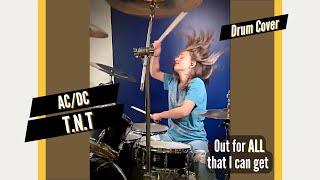 ACDC - T.N.T.  Drum Cover  Drummer Cam Played LIVE by Teen Drummer   #Shorts