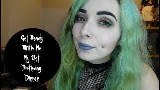 GRWM My 21st Birthday Dinner  Green Winged Liner