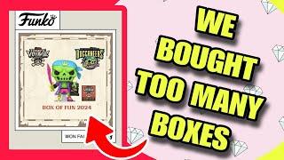 WE BOUGHT TOO MANY FUNKO BOX OF FUN MYSTERY BOXES