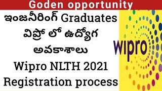 Wipro NLTH 2021Wipro NLTH 2021 registration process step by step detail explanationwipronlth2021