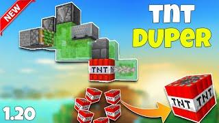 New Easiest TNT DUPER Working in Minecraft 1.20  BedrockJAVA 