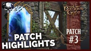Baldurs Gate 3 Patch 3 Highlights