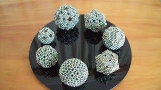 7 Assorted Sphere Designs  Tutorial  480 to 1440 Neodymium Magnetic Balls