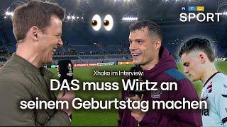 Granit Xhaka über das Hinspiel in Rom den Geburtstag von Florian Wirtz und die Reife seines Teams