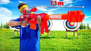 بزرگترین تفنگ فورتنایت تو واقعیت  +1m