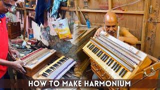 How to make Harmonium at factory by talented hands  How is wooden harmonium Made