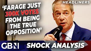 Nigel Farage was ONLY 300000 votes away from being Leader of the Opposition - shock analysis