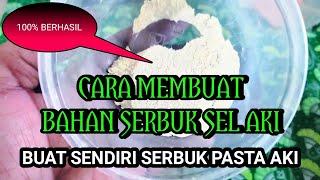 Cara Membuat Bahan Plat Negatif Untuk Aki