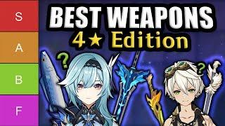 USE THESE 4 STAR WEAPONS Best Genshin Impact 4 Star Tier List
