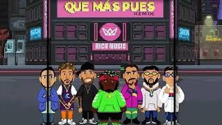 Que Mas Pues Remix - Sech Justin Quiles Maluma Nicky Jam Farruko Dalex Lenny Tavárez