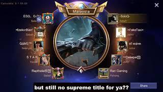 Mobile Legends  How to get your Supreme Title