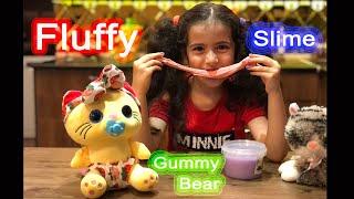 Fluffy Gummy Bear Slime اسلایم خوراکی