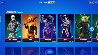 ALL HALLOWEEN SKINS in Fortnite ITEMSHOP likely RETURNING FORTNITEMARES 2021